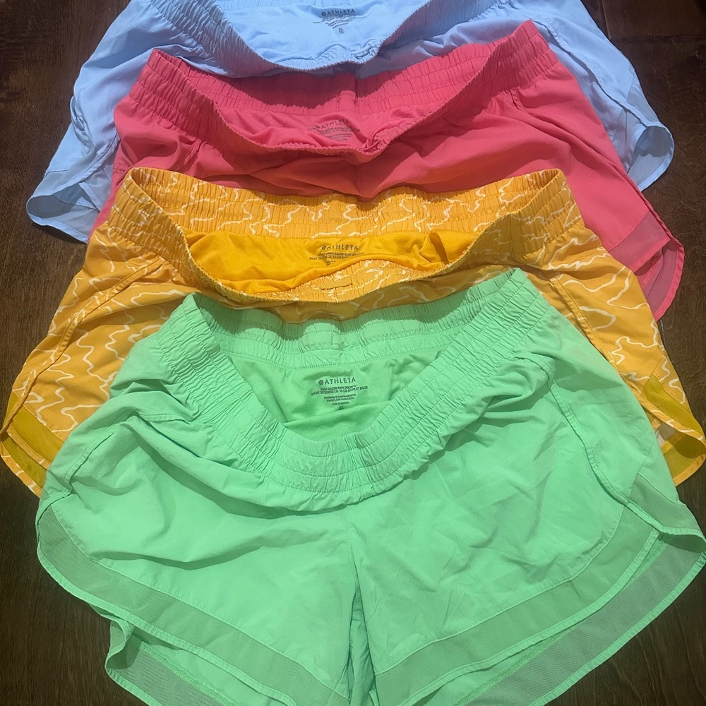 Athleta mesh running shorts size xl